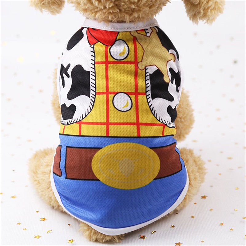 Roupas para cães de estimação roupas de desenho animado filhotes