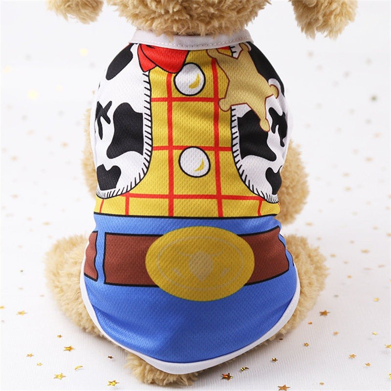 Roupas para cães de estimação roupas de desenho animado filhotes